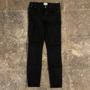J Crew Black Skinny Jeans